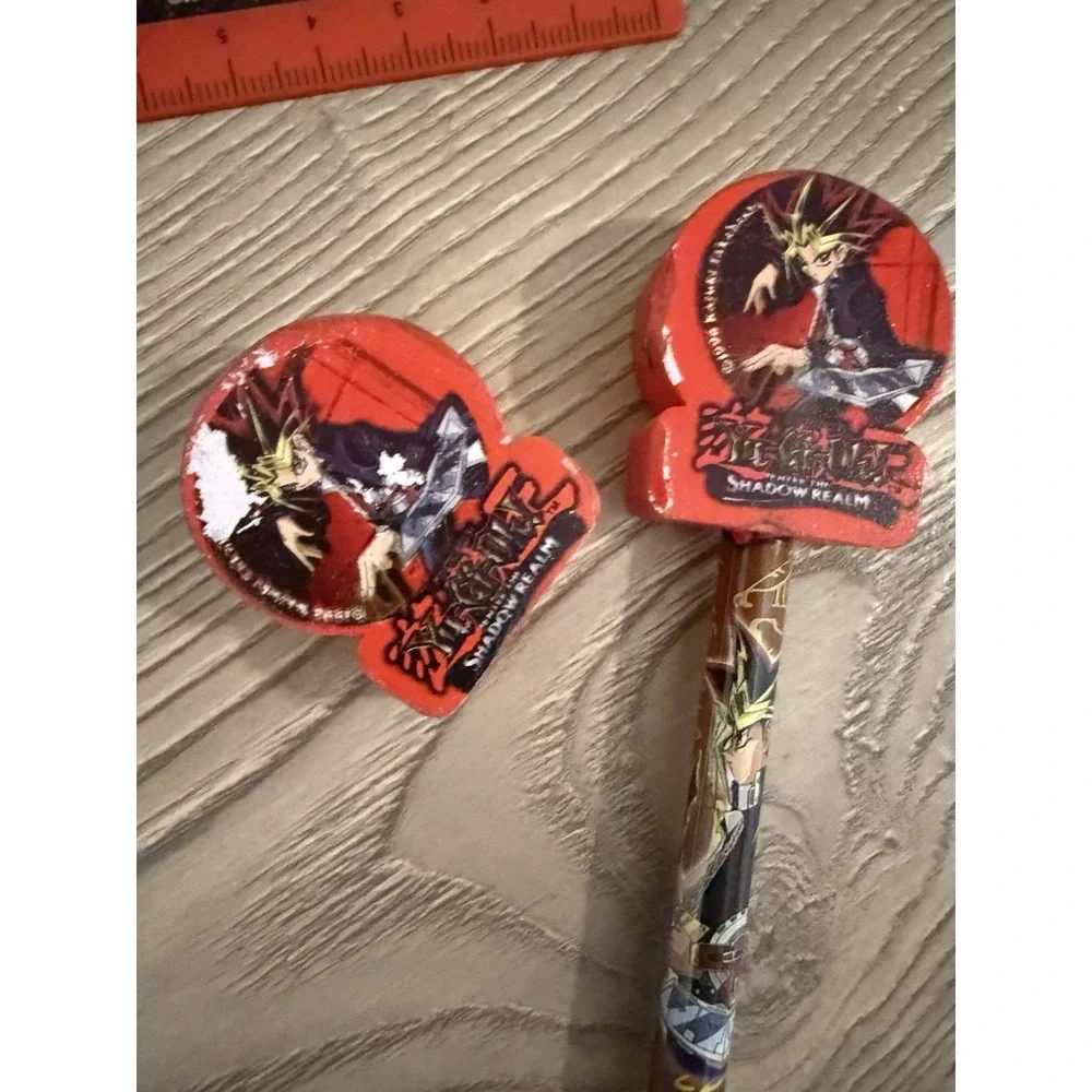 Yu-Gi-Oh Vtg‎ 1996 Ruler Pencil Notebook And  Collectible